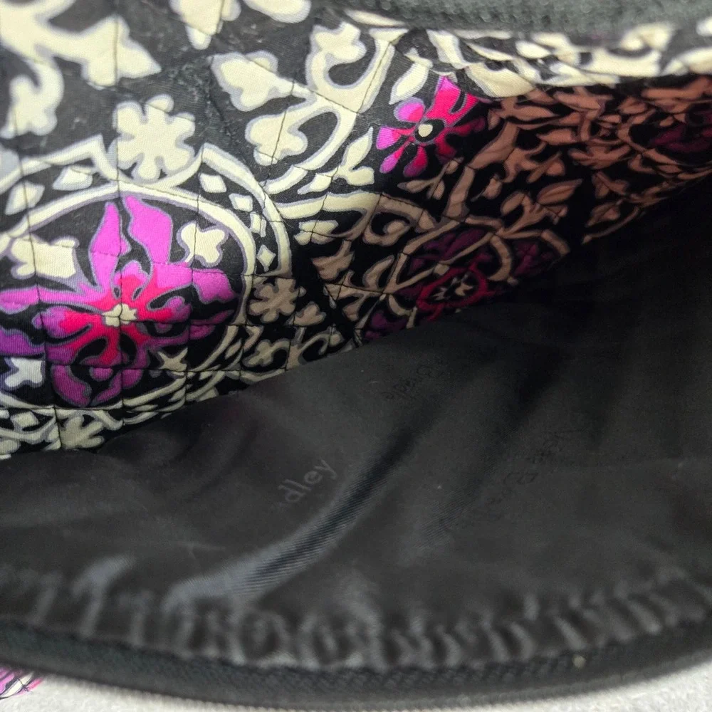 Vera Bradley Provencal Quilted Cotton Diaper Bag with‎ Changing Pad Pink Black